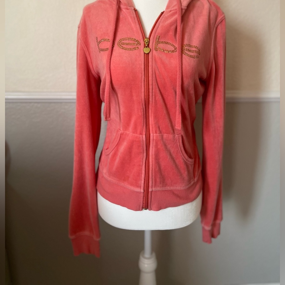 2Bebe coral sweat suit set